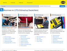 Tablet Screenshot of cito-shop.de